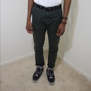 Olive green H&M chinos